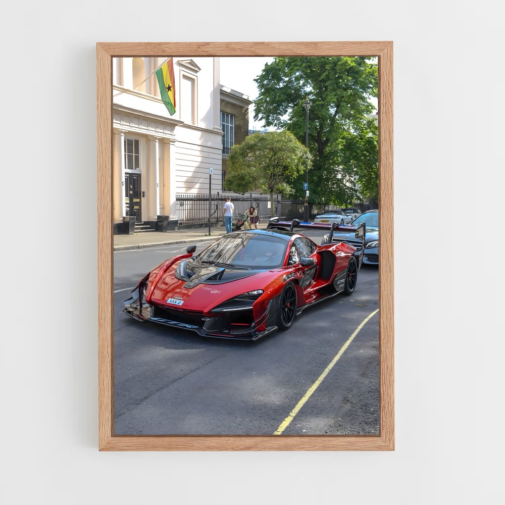 Poster GTR Senna raffiné – affiche Mclaren (vue 4)